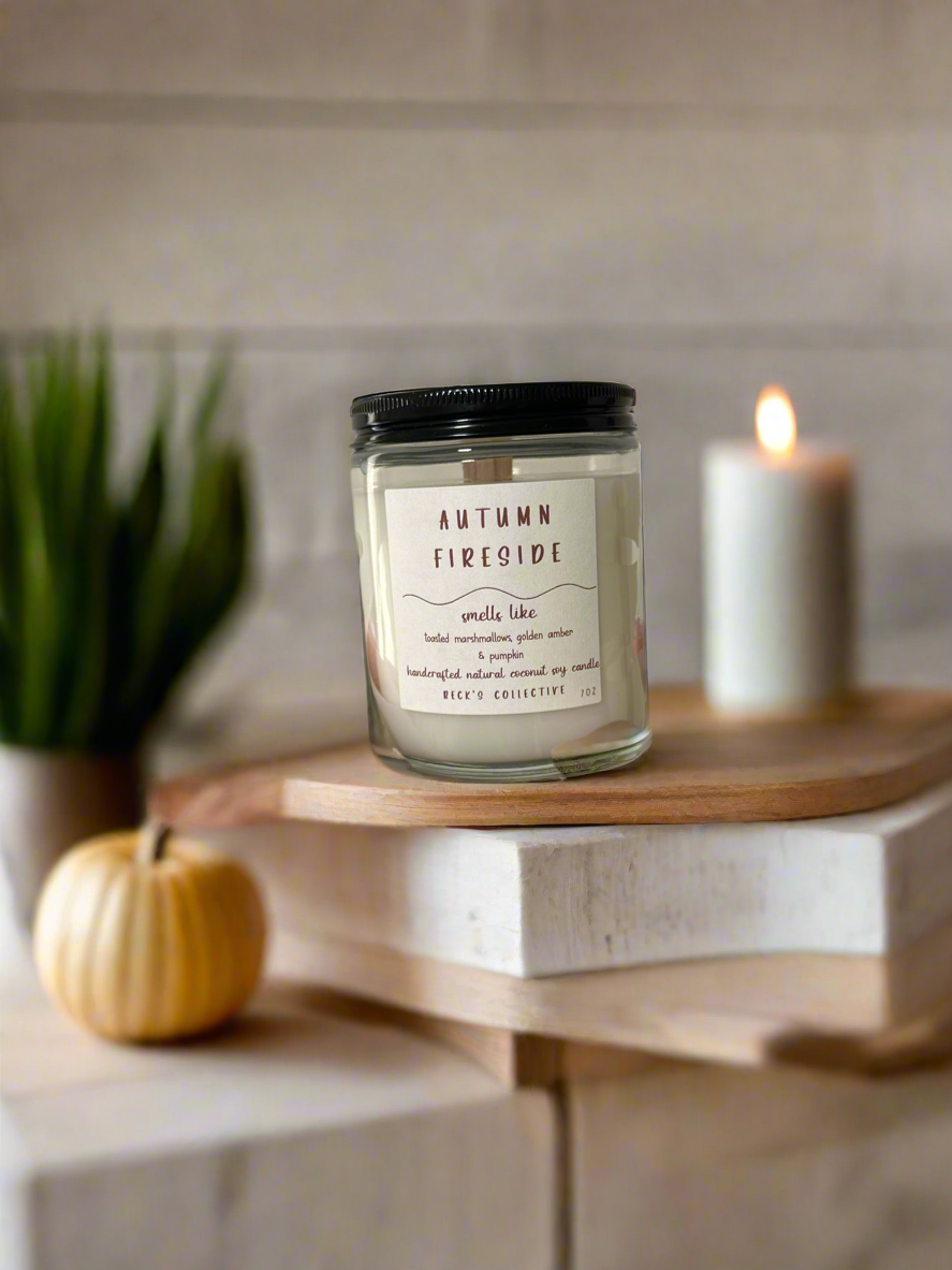 Autumn Fireside Candle