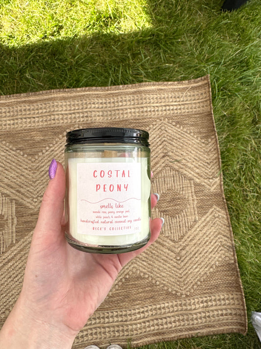 Coastal Peony Candle